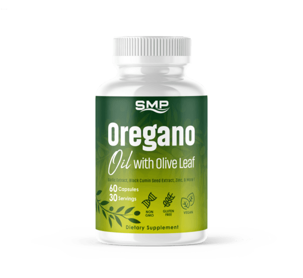 Stock Oregano Olive Leaf Blend Capsules, Size '00'