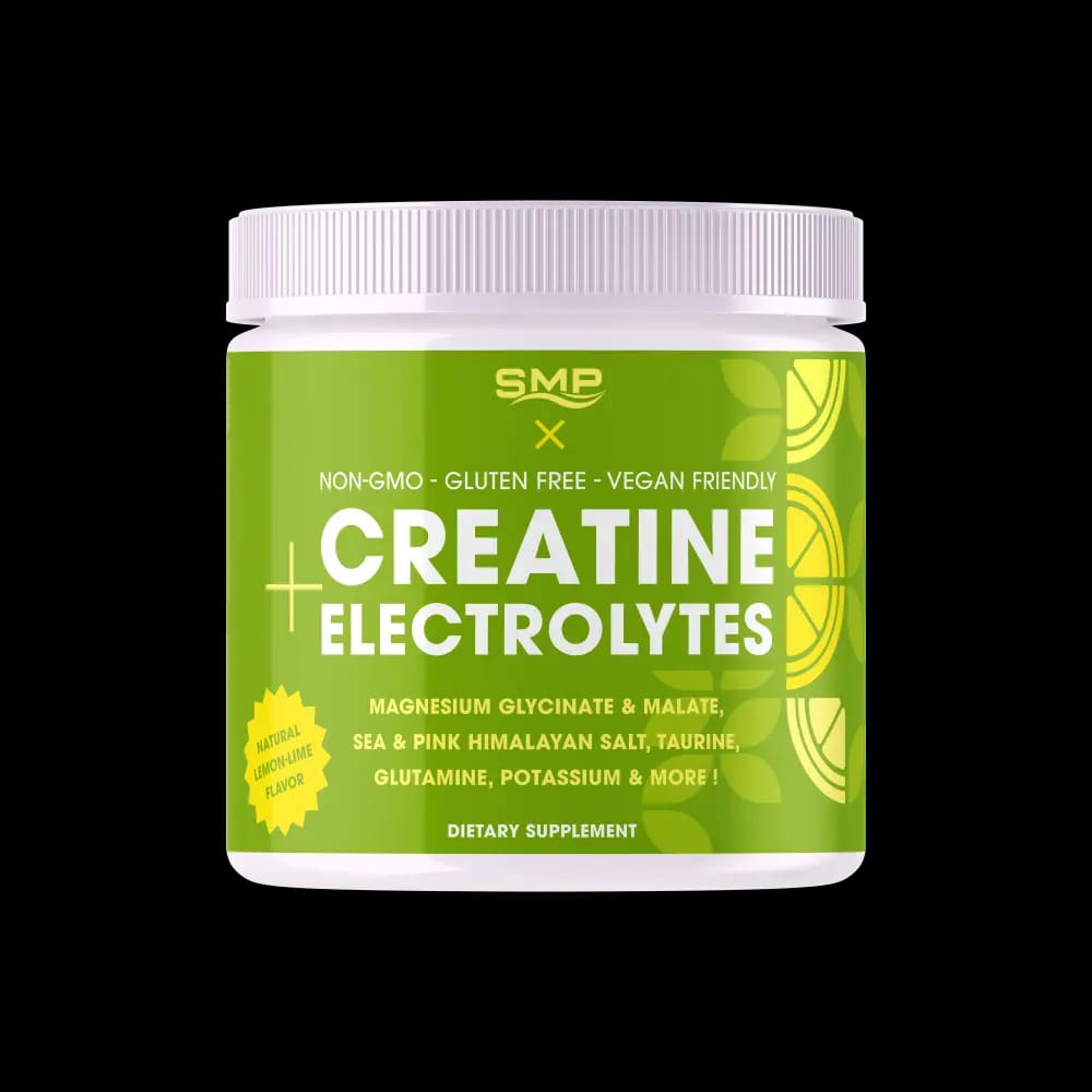 Stock Natural Lemon-Lime 'Hydrate' Creatine Electrolyte Powder 345g (30 Servings)