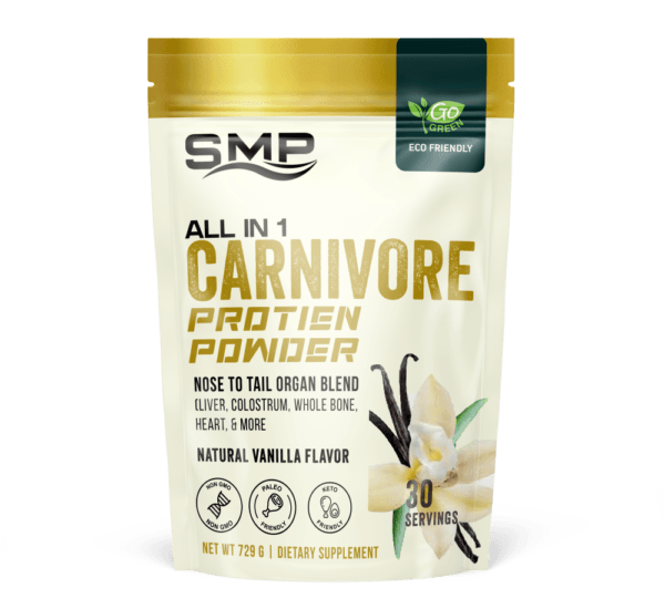 All In 1 Carnivore Protein Powder 729 g Vanilla Flavored