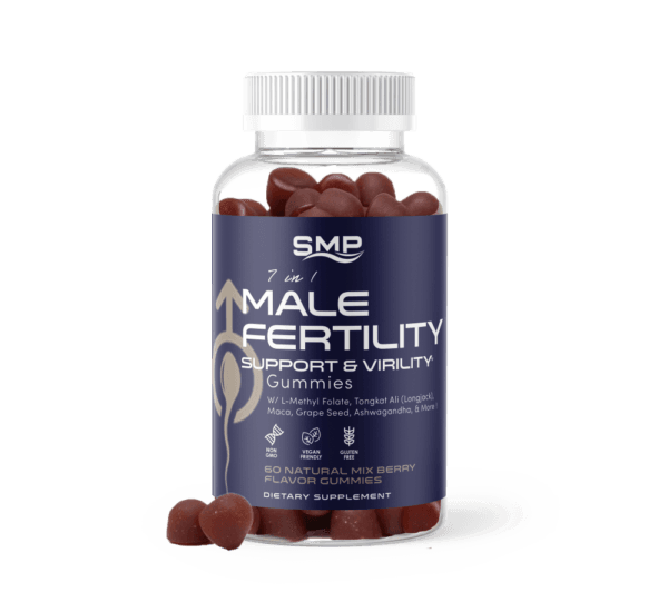 Male Fertility & Virility Gummy Natural Mixed Berry Flavored