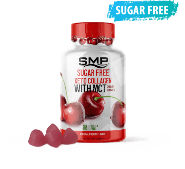 Keto Collagen Sugar-Free Gummies W/ MCT- Natural Cherry Flavor