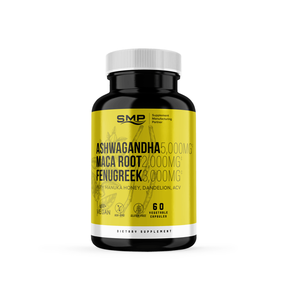 Ashwagandha & Maca All In 1 Capsules, Size '00'