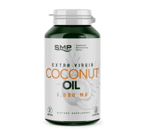 Extra Virgin Coconut Oil Softgels – 1,000 mg