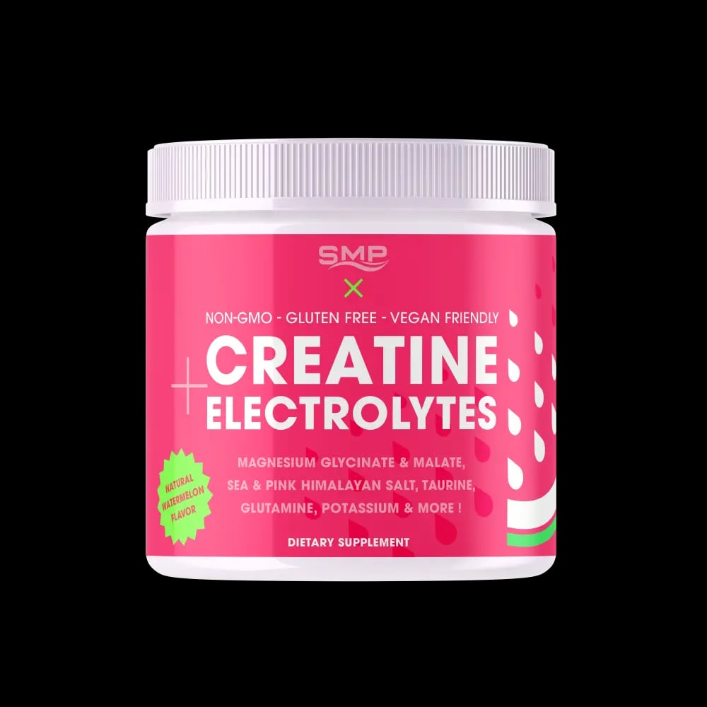 Stock Natural Watermelon 'Hydrate' Creatine Electrolyte Powder 339g (30 Servings)