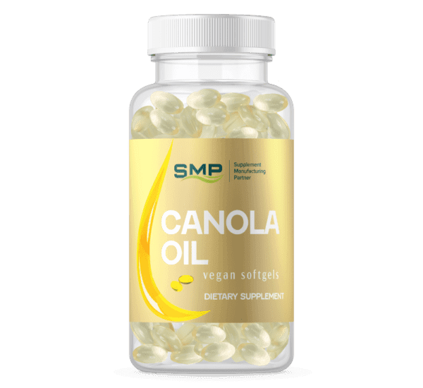 Canola Oil Vegan Softgels – Private Label Placebo