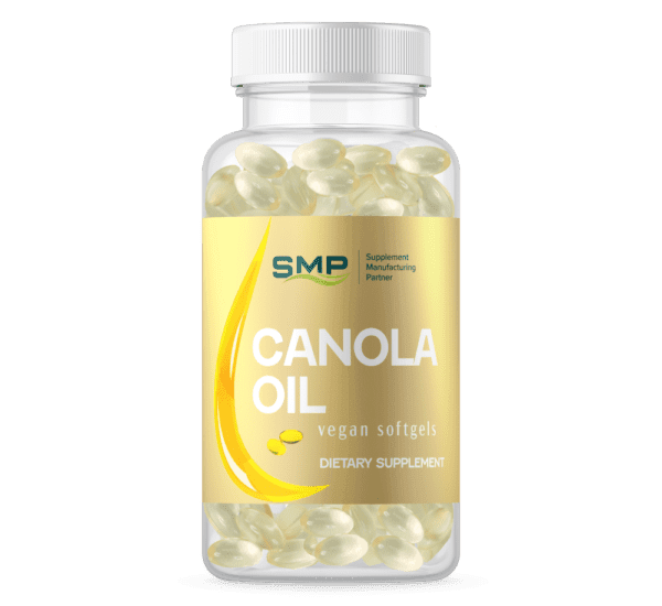 Canola Oil Vegan Softgels – Private Label Placebo