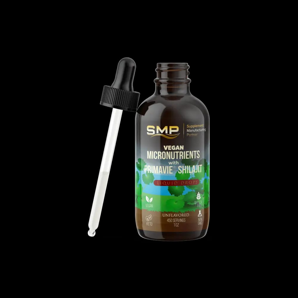 vegan micronutrients liquid drops w primavie shilajit unflavored 450 servings 1oz keto non gmo gluten free