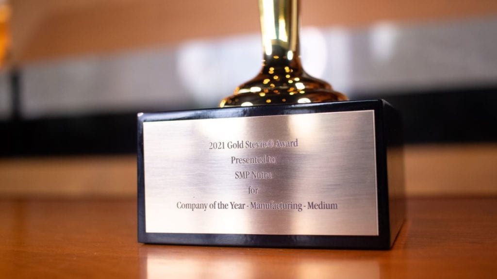 SMP Nutra 2021 Stevie Award ceremony photo 4