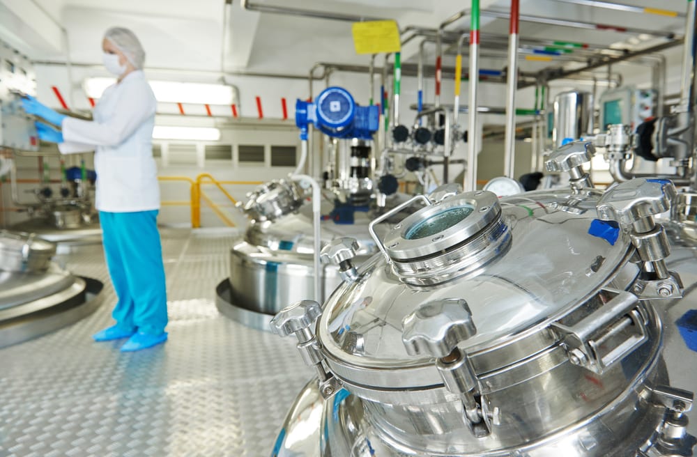 Powder manufacturing - ingredients ground into a fine powder