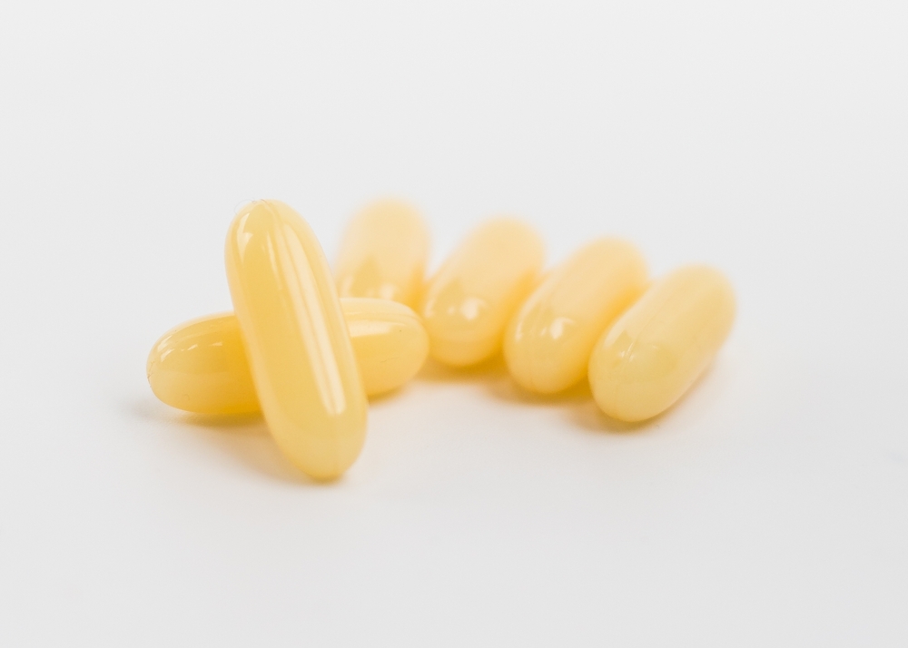 Cleaned and polished softgel capsules with a smooth, glossy finish