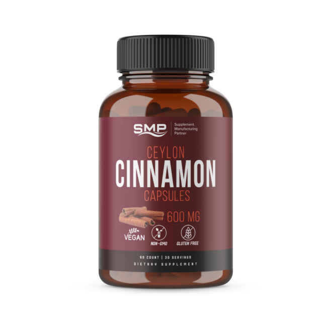 Ceylon Cinnamon 600mg Capsules 100570