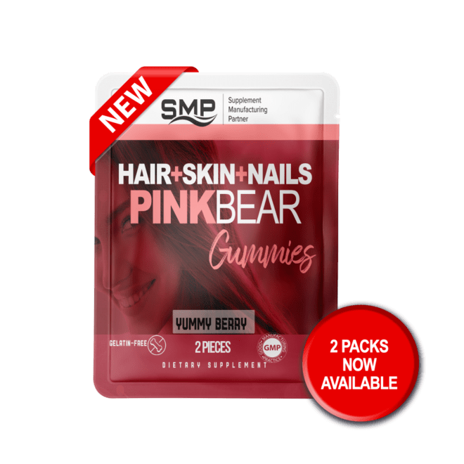 Hair Skin Nails Pink Bear
