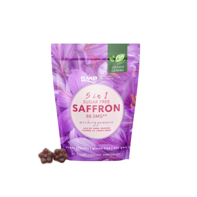 Saffron Sugar Free Gummies 100925