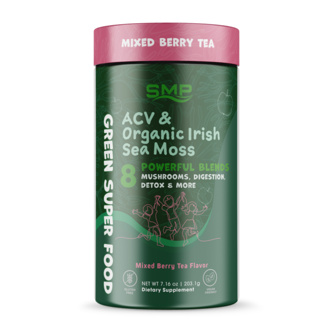 ACV + Irish Sea Moss Green Super Food Powder Kids Bottle 101502