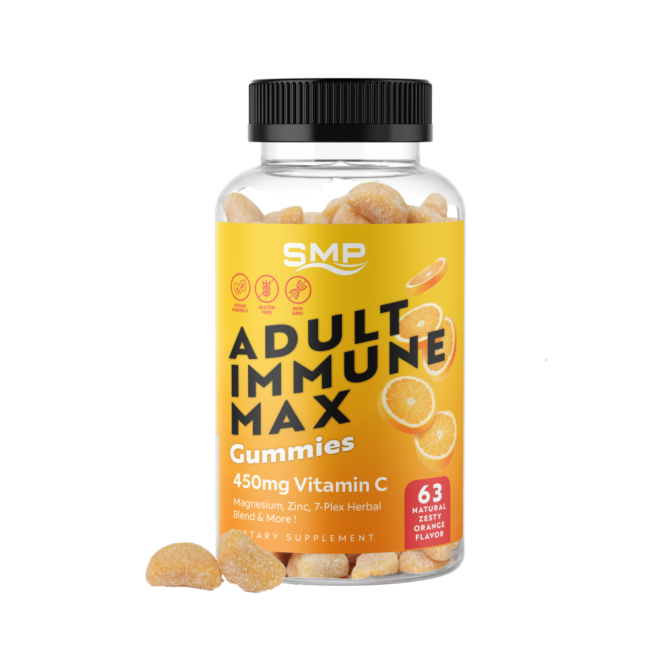 Adult Immune Max Orange Flavor Gummies 101201