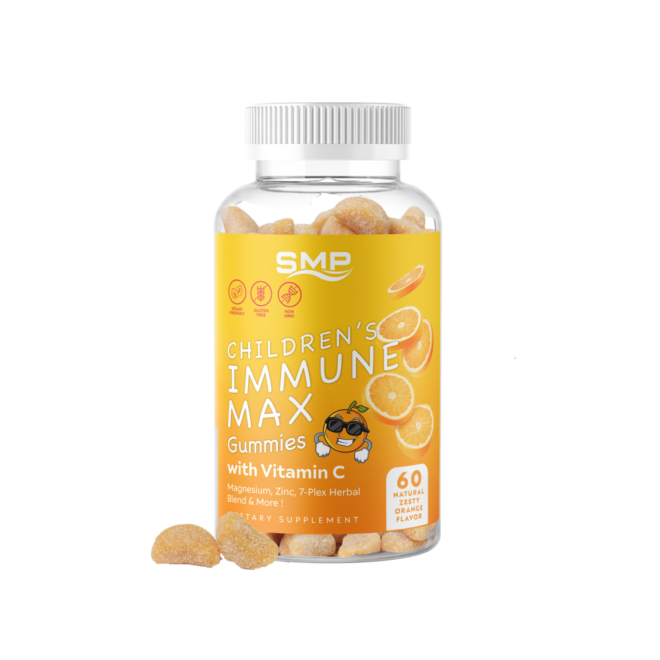 Immune Max Orange Flavor Childrens Gummies 101201