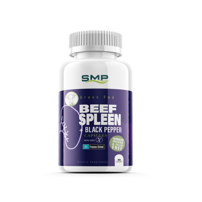 Grass Fed Beef Spleen W_ Desiccated Beef Liver + Black Pepper- 101239