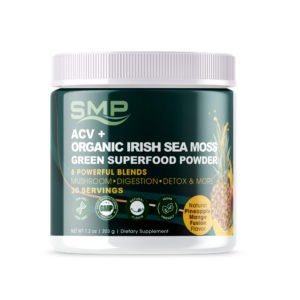 ACV + Organic Irish Sea Moss Green Superfood 8 Powerful Blends – Pineapple Mango 101599 (002)