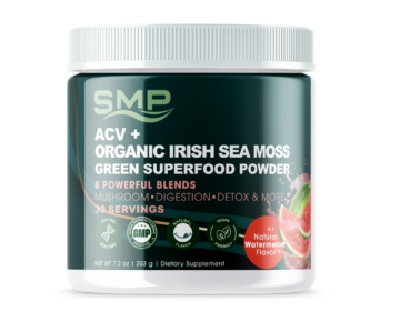 ACV + Organic Irish Sea Moss Green Superfood 8 Powerful Blends– Natural Watermelon Flavor 101600 (002)
