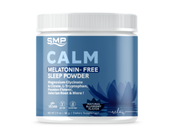Calm Melatonin Sleep Powder Blueberry 101824